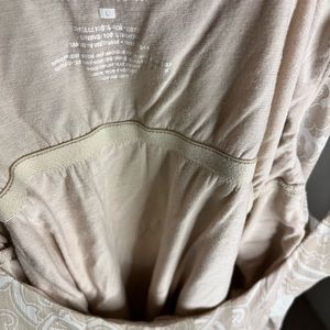 NY&Company size L tan and white camisole with built in bra liner. Barely worn